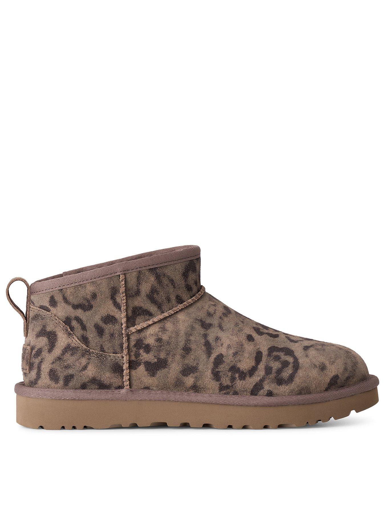 Image 1 of 4 of UGG Womens Classic Ultra Mini Spotted - Chestnut