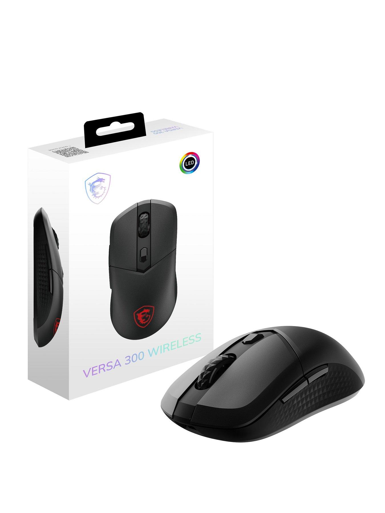 MSI Versa 300 Wireless Optical Gaming Mouse - Black