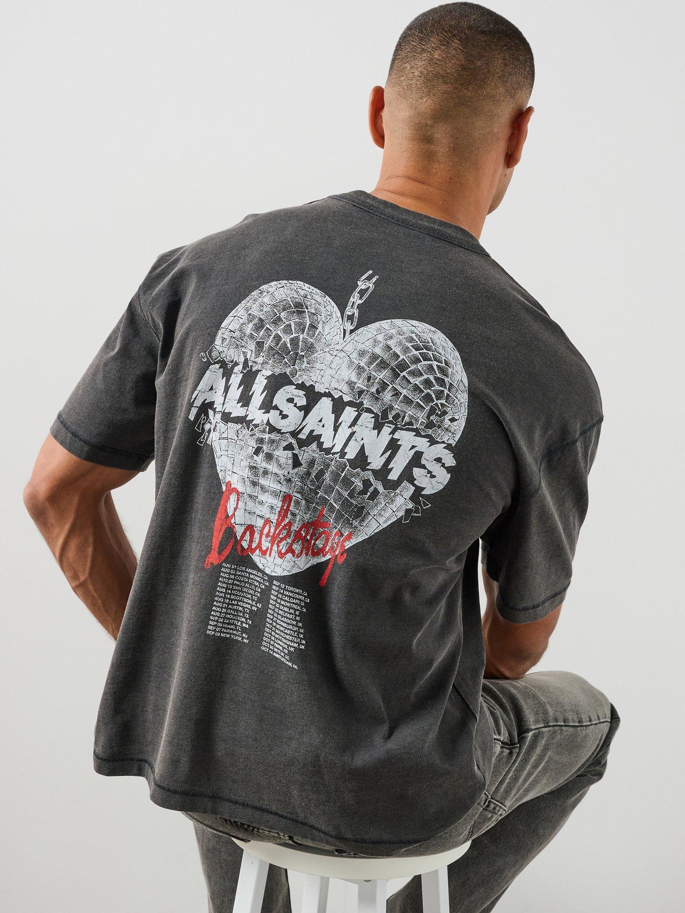 AllSaints Reflect Graphic T-Shirt - Black