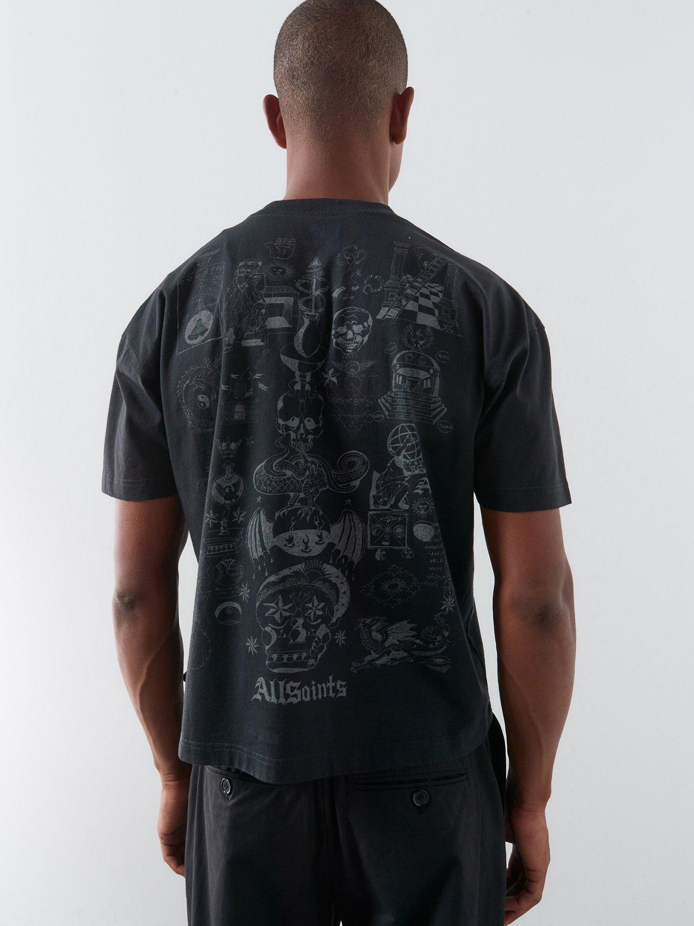 AllSaints Ignis Graphic T-Shirt - Black