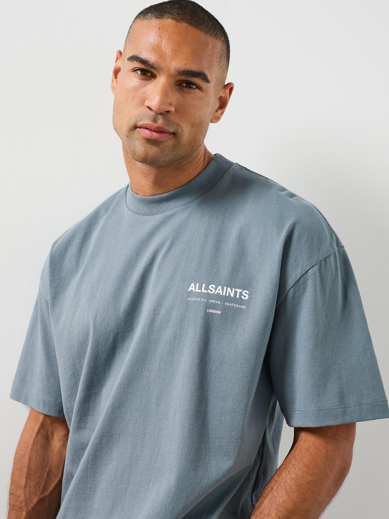 Image 5 of 6 of AllSaints Backstage Graphic T-Shirt - Blue