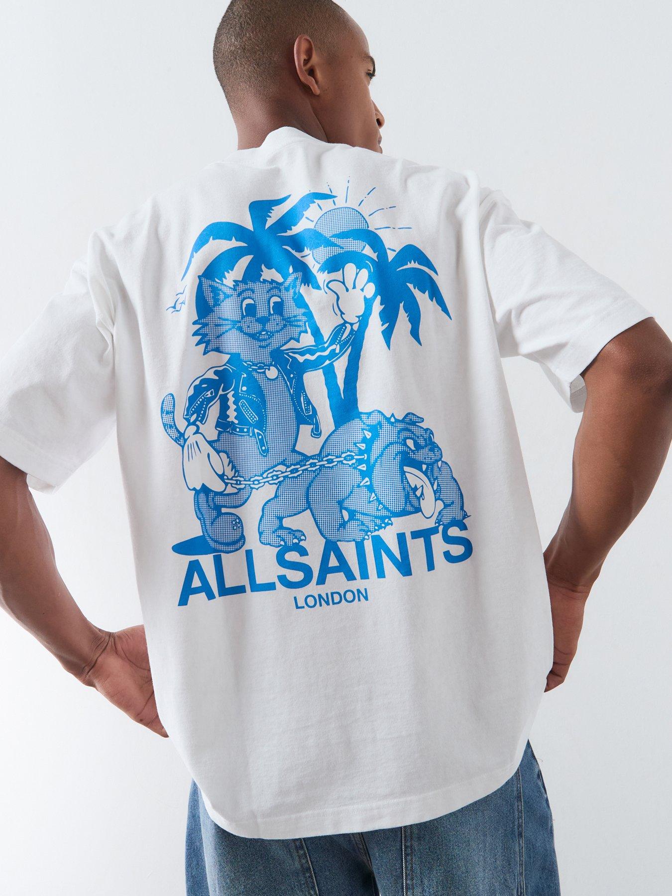 AllSaints Bulldog Graphic T-Shirt - White