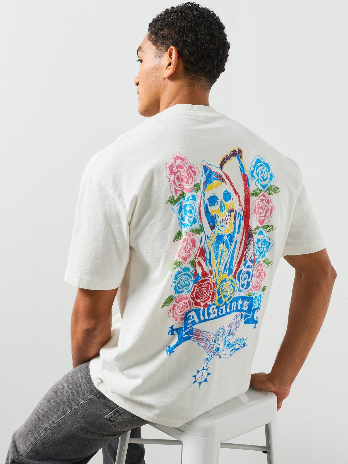 AllSaints Allsaints Cray Graphic T-shirt - White