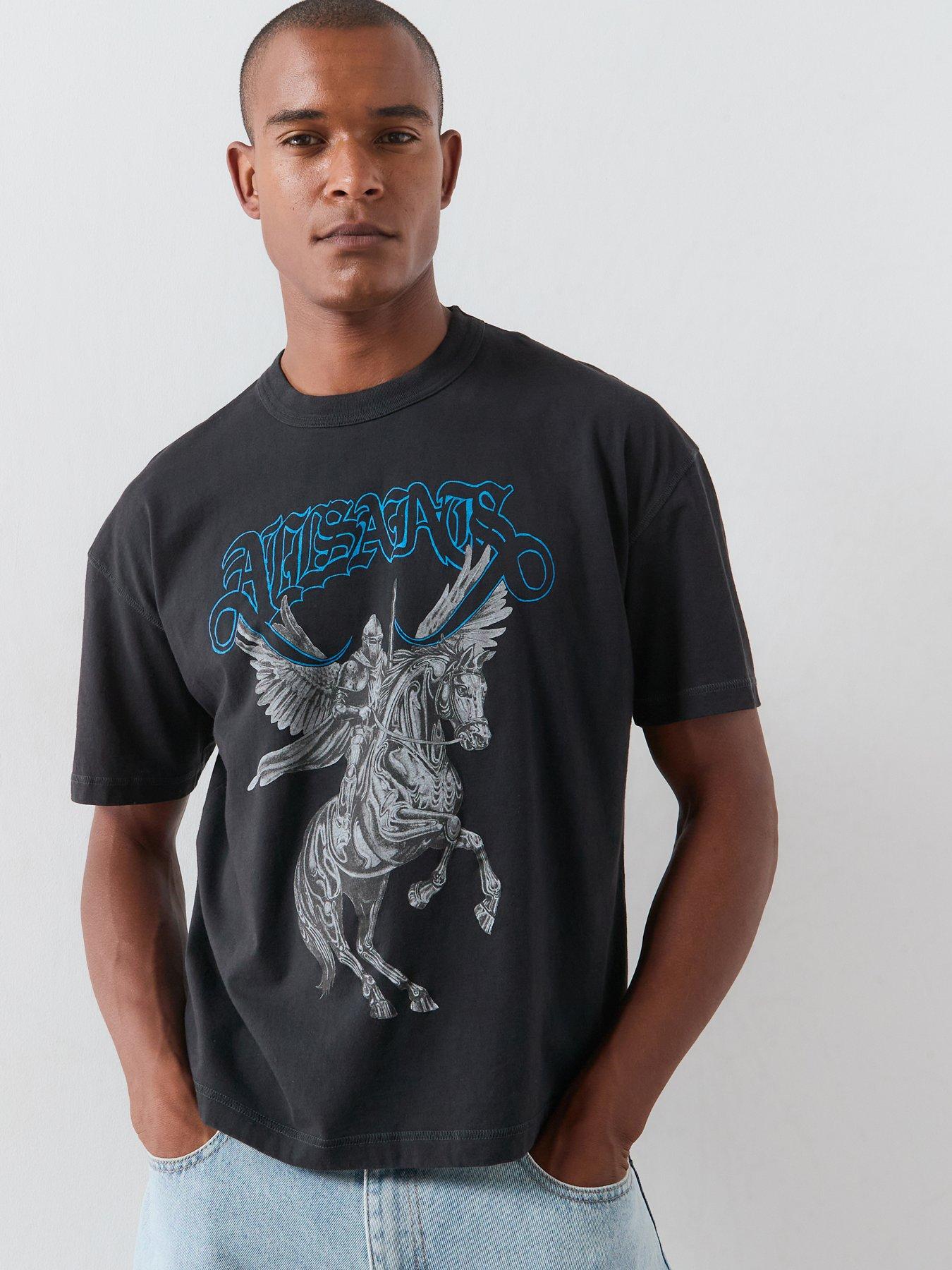 AllSaints Allsaints Vanguard Graphic T-shirt - Black