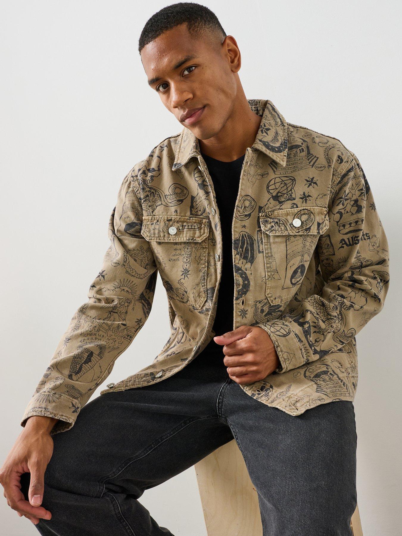 AllSaints Allsaints Sherb Canvas Jacket - Brown