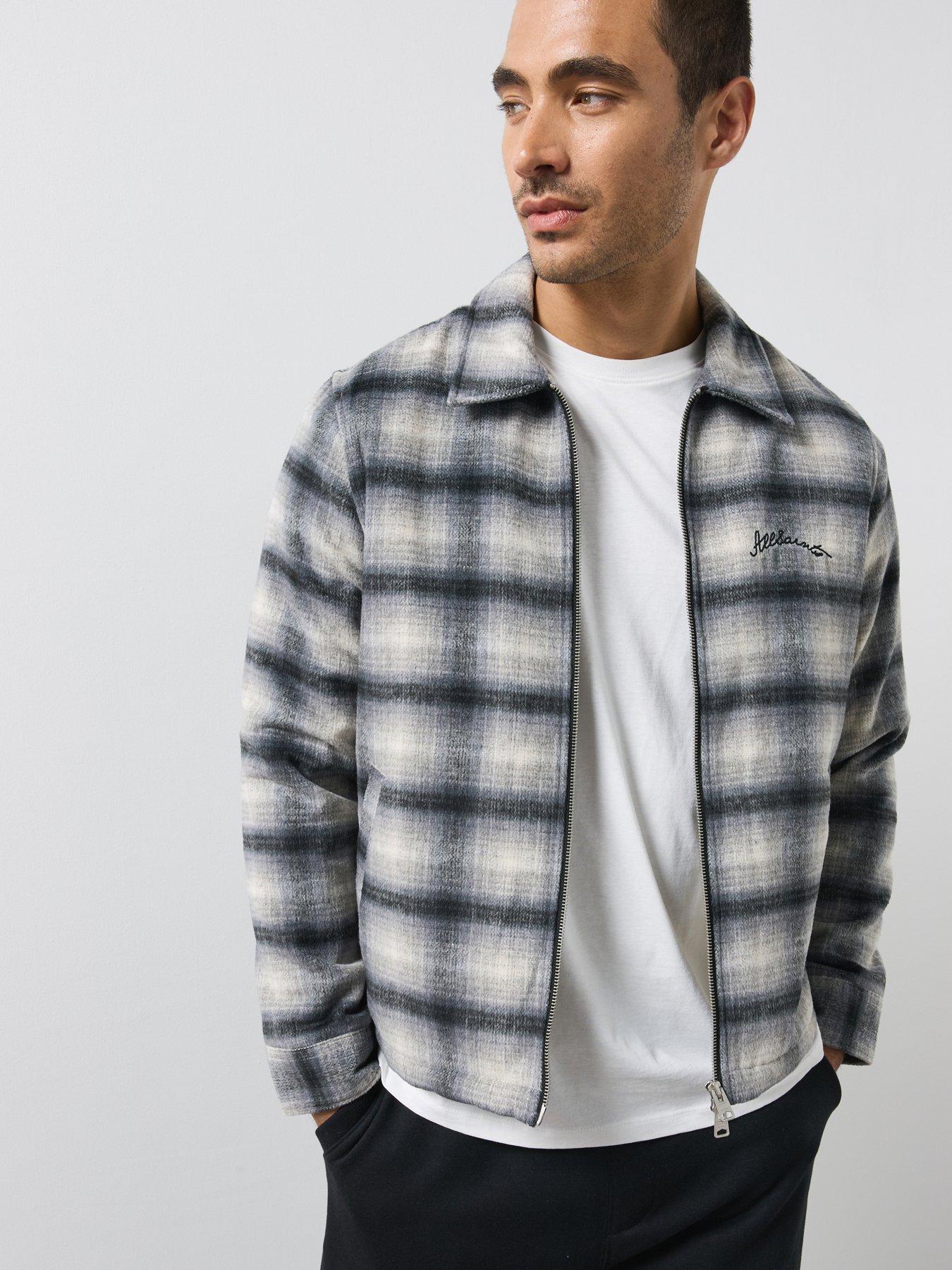 Image 1 of 6 of AllSaints Conduct Jacket - Grey