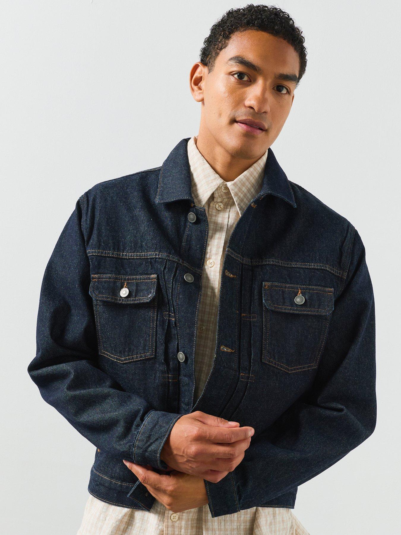 AllSaints Union Tigres Denim Jacket - Blue