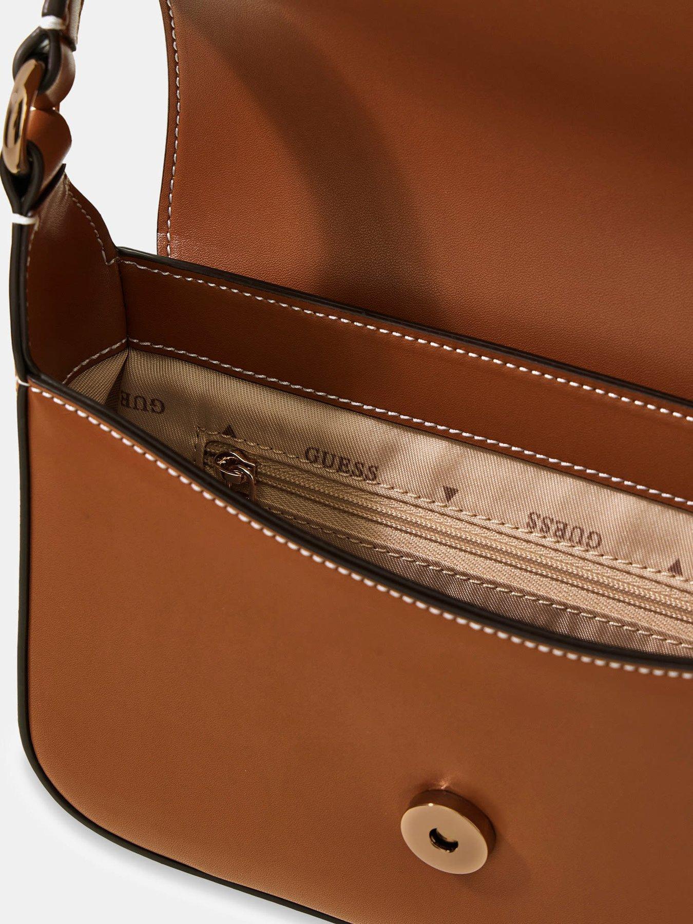 Image 3 of 4 of Guess Ruby Logo Bag - Brown