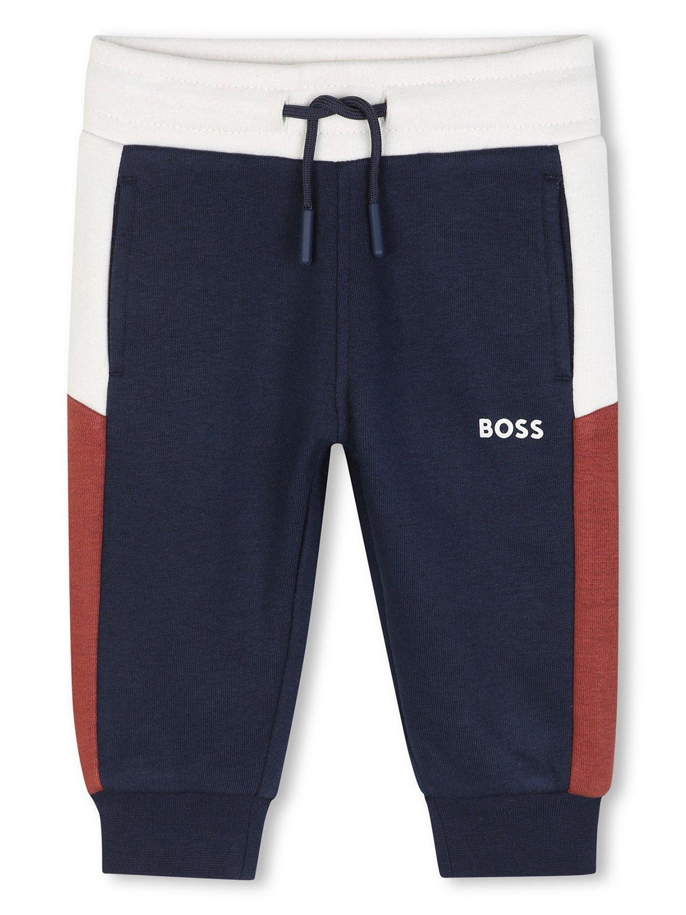 BOSS Baby Boys Colour Block Jog Pants - Navy