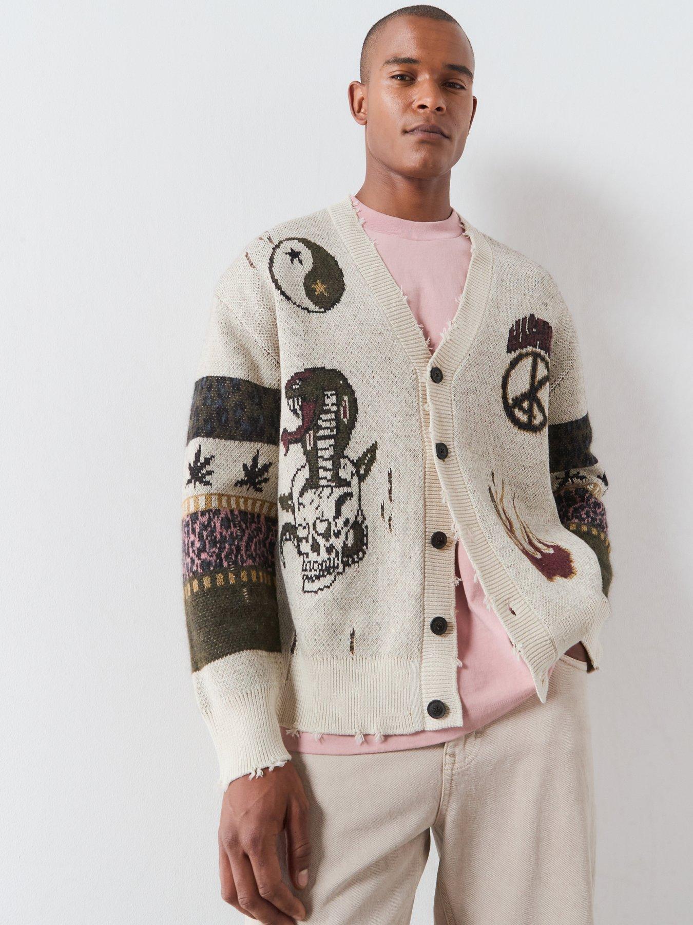 AllSaints Bram Knitted Cardigan - White