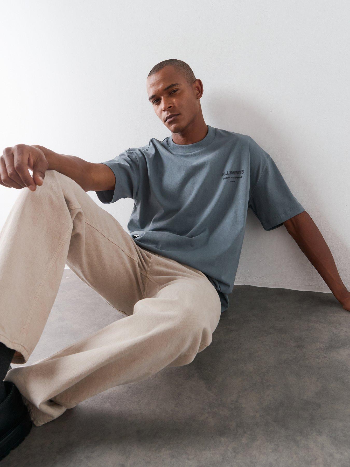 Image 5 of 5 of AllSaints Xander T-Shirt - Blue