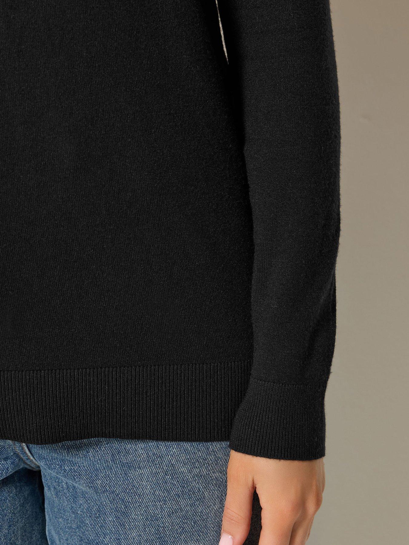 Image 4 of 4 of Long Tall Sally Crew Neck Jumper - Black