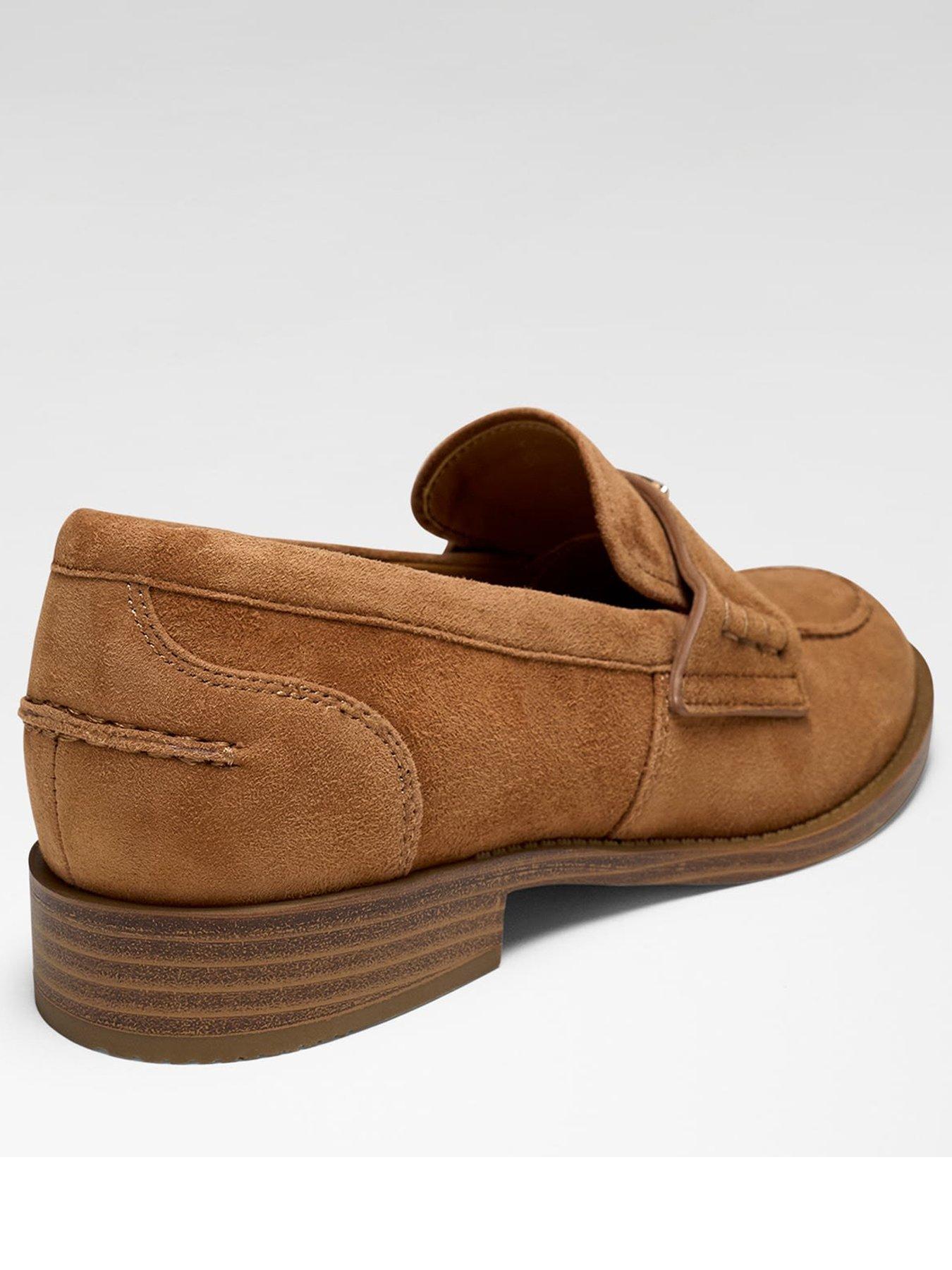 Image 3 of 6 of Guess Beliso Leather Loafer - Brown