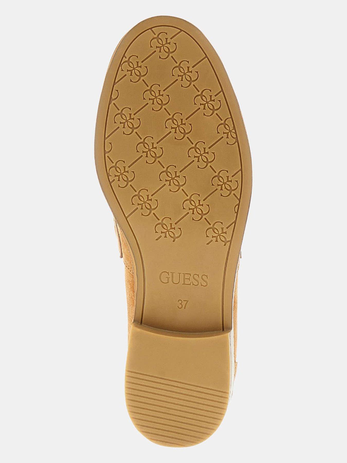 Image 5 of 6 of Guess Beliso Leather Loafer - Brown