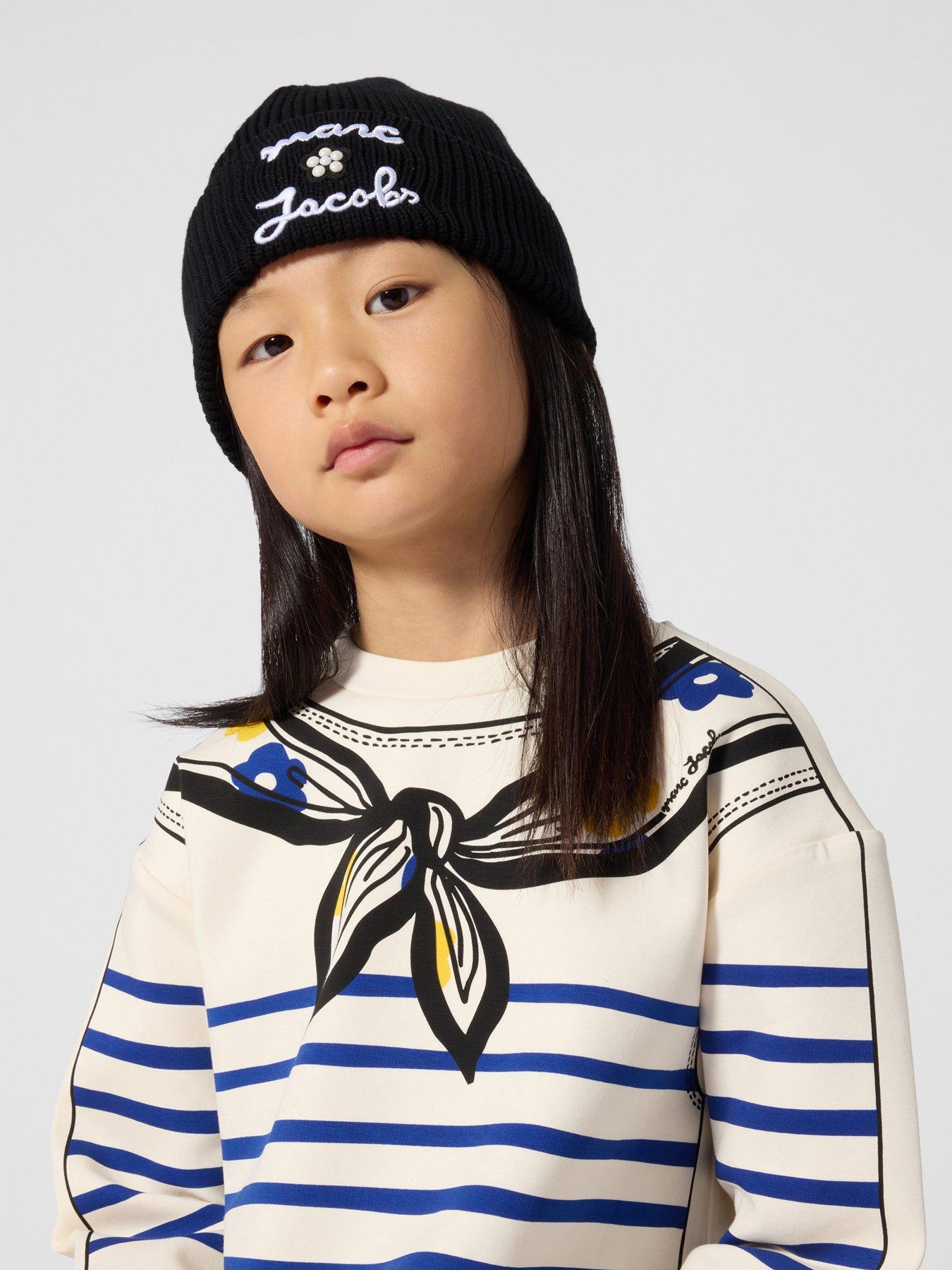 Image 2 of 4 of MARC JACOBS Girls Beanie Hat - Black