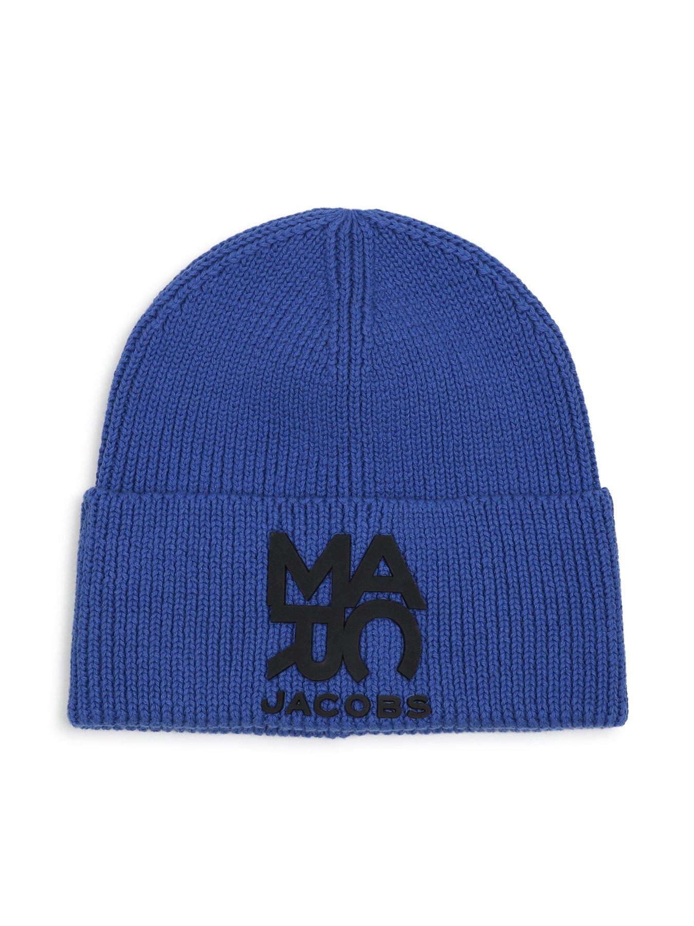 Image 1 of 5 of MARC JACOBS Boys Logo Beanie Hat - Blue