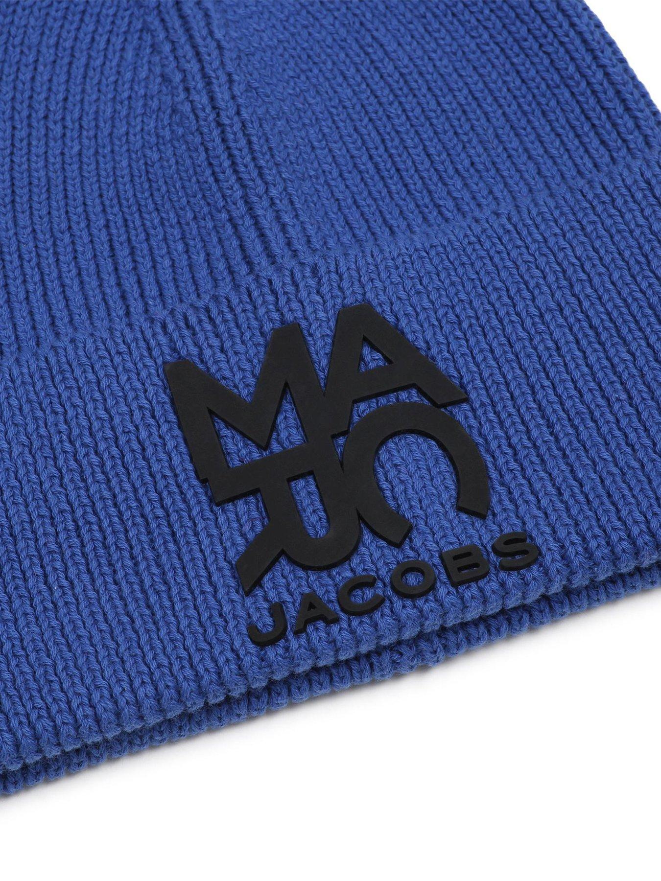 Image 4 of 5 of MARC JACOBS Boys Logo Beanie Hat - Blue