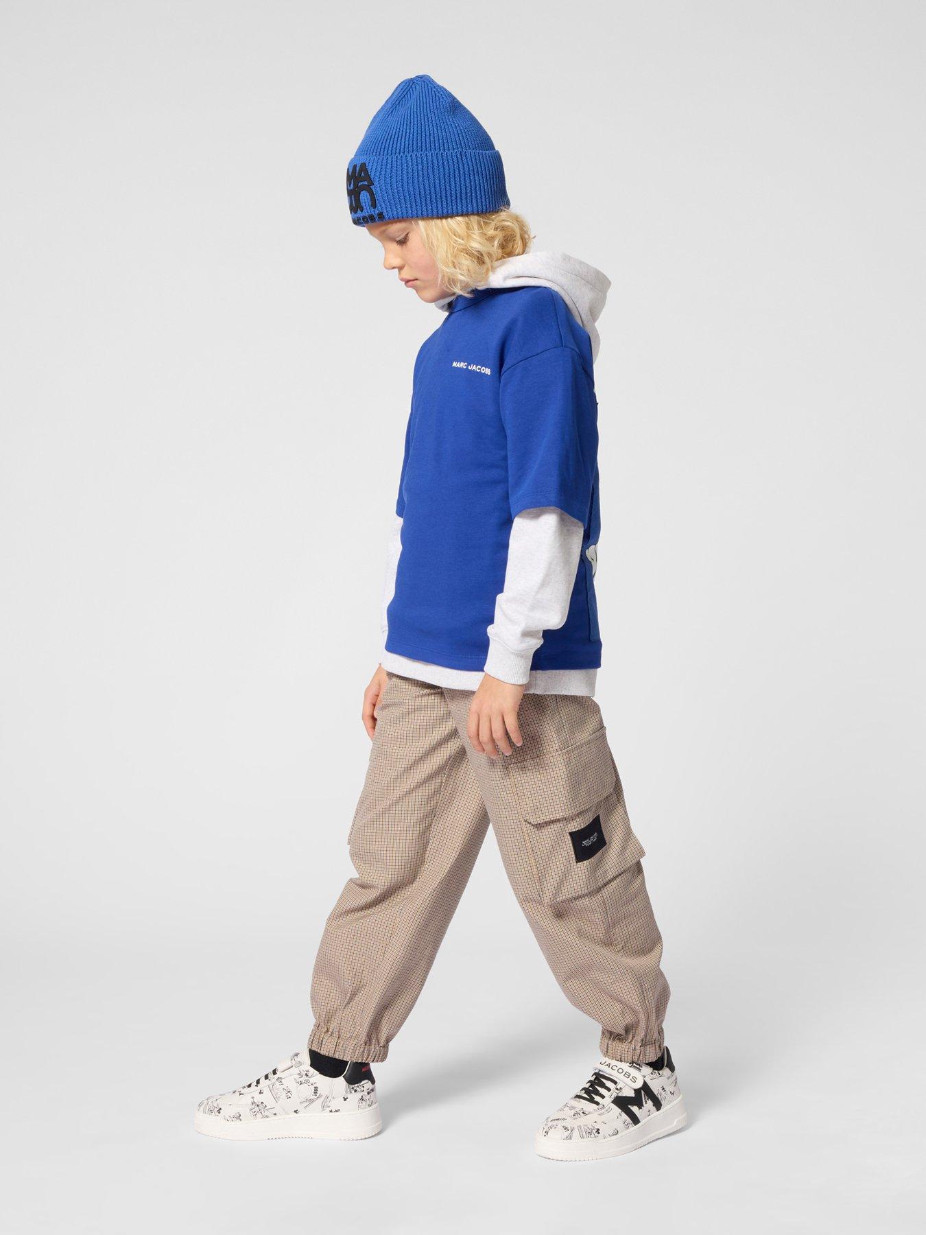 Image 5 of 5 of MARC JACOBS Boys Logo Beanie Hat - Blue