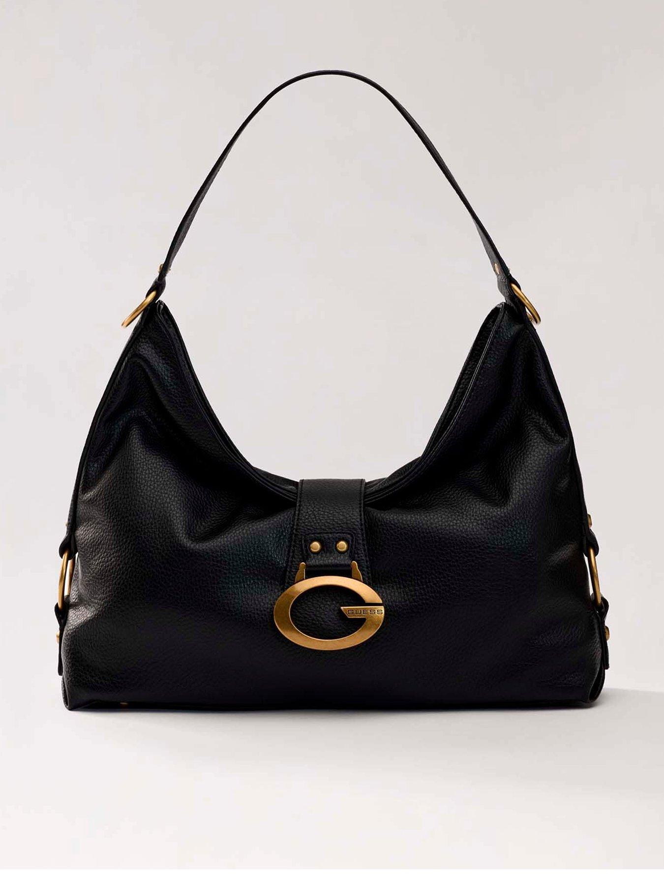 Image 2 of 7 of Guess Camden Large Shoulder Bag - Black