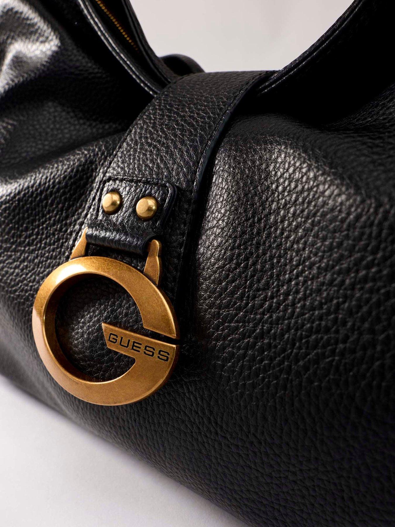 Image 5 of 7 of Guess Camden Large Shoulder Bag - Black