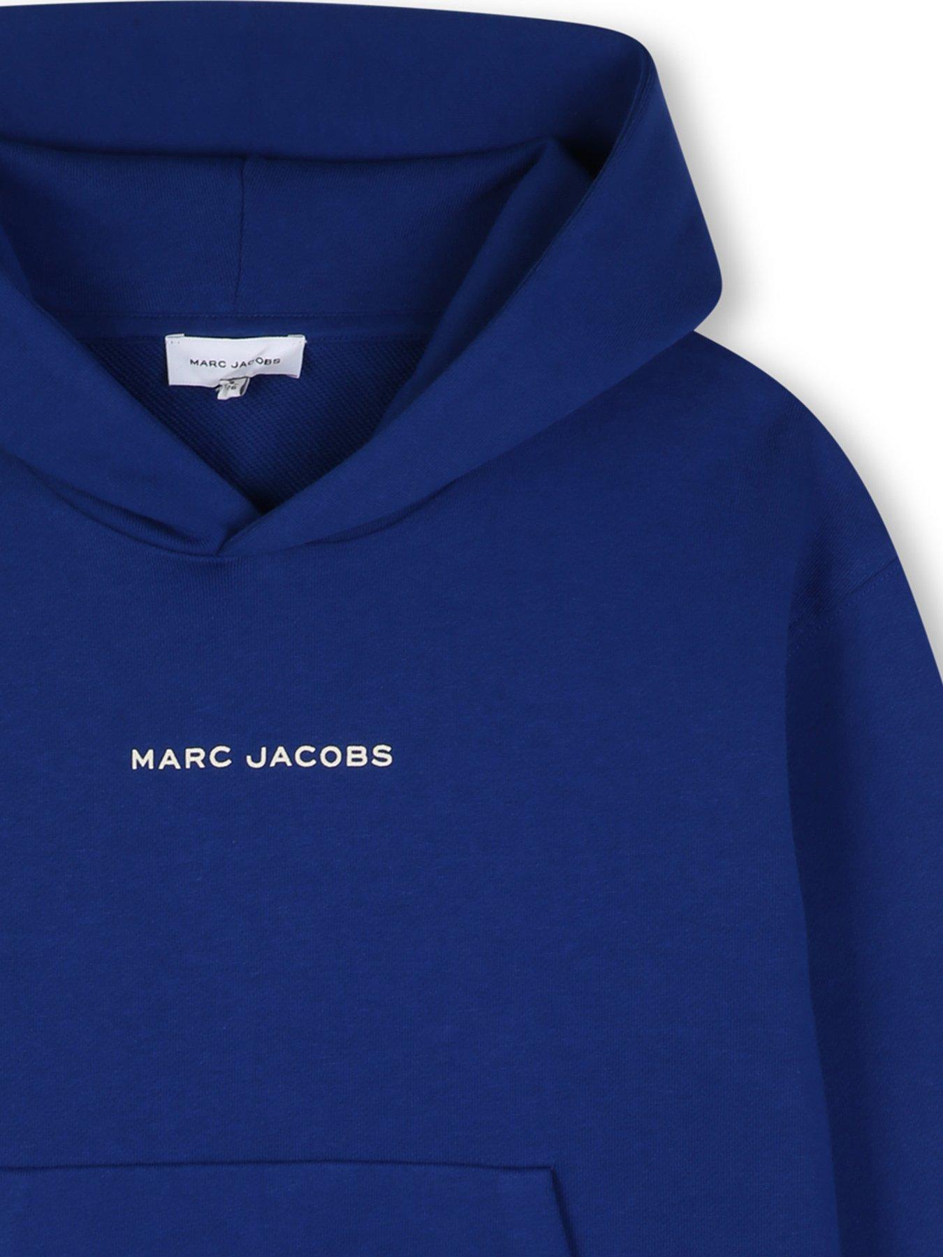 Image 3 of 3 of MARC JACOBS Boys Popcorn Back Print Logo Hoodie - Blue