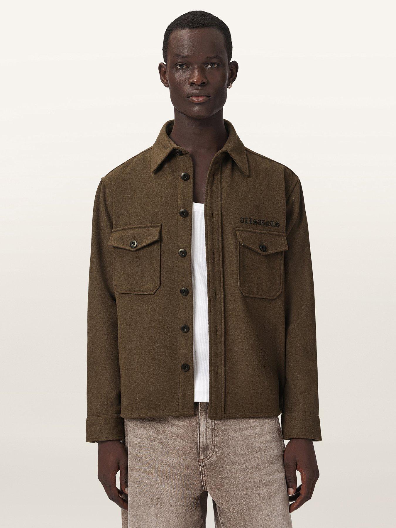 AllSaints Allsaints Palermo Long Sleeve Shirt - Green
