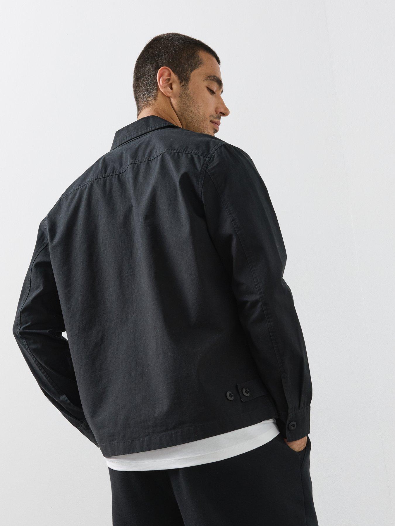 Image 2 of 6 of AllSaints Dolwen Long Sleeve Shirt - Black
