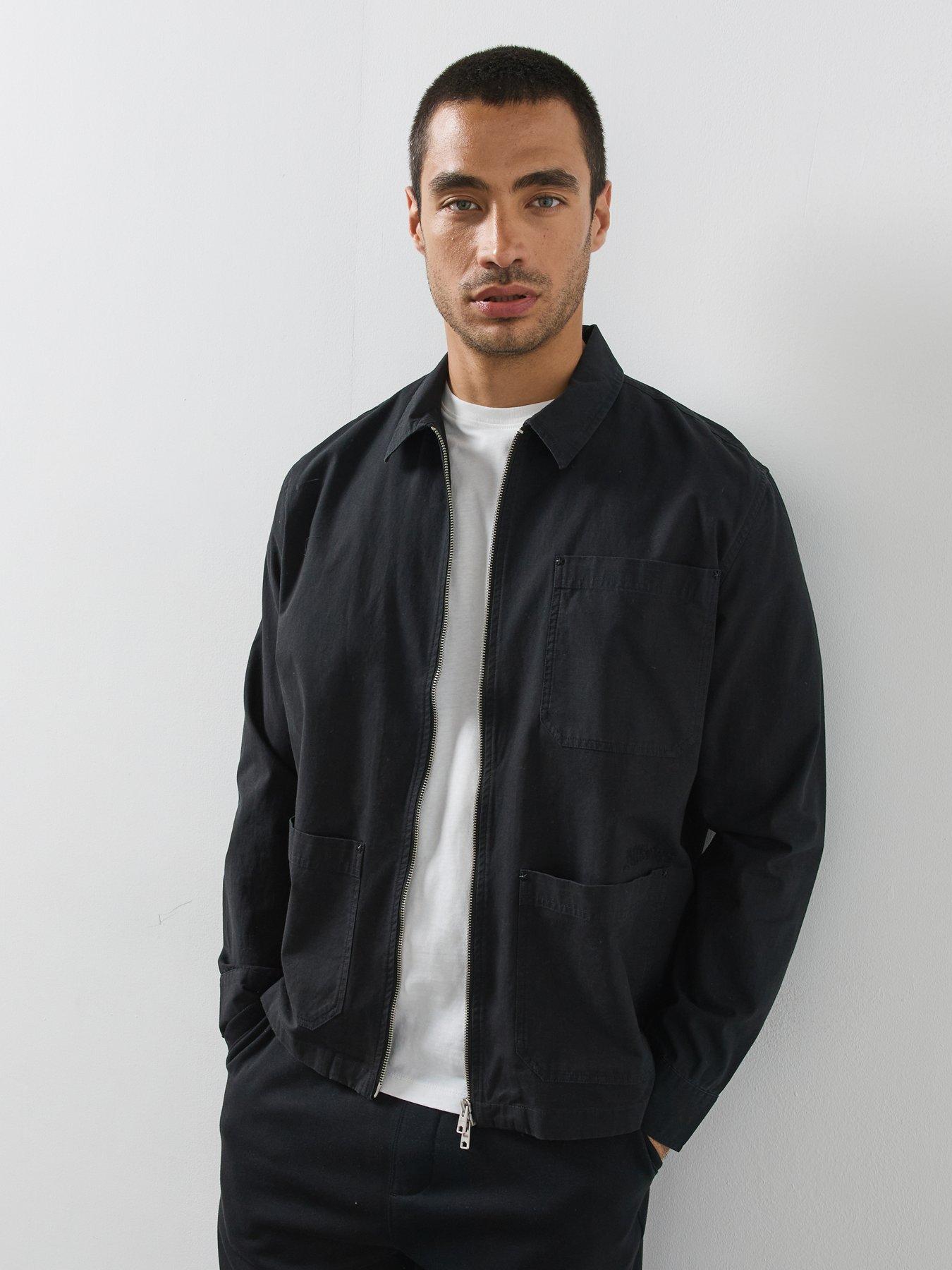 Image 5 of 6 of AllSaints Dolwen Long Sleeve Shirt - Black