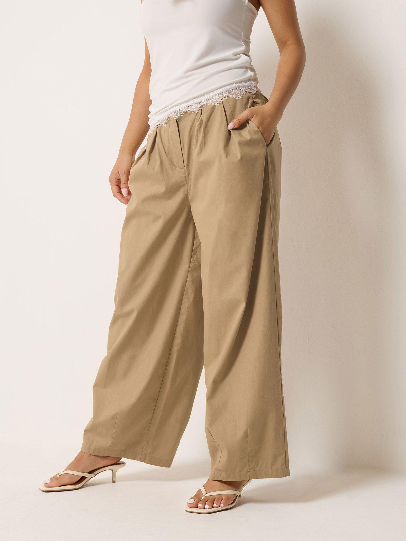 PixieGirl Petite Pleat Waist Balloon Trousers