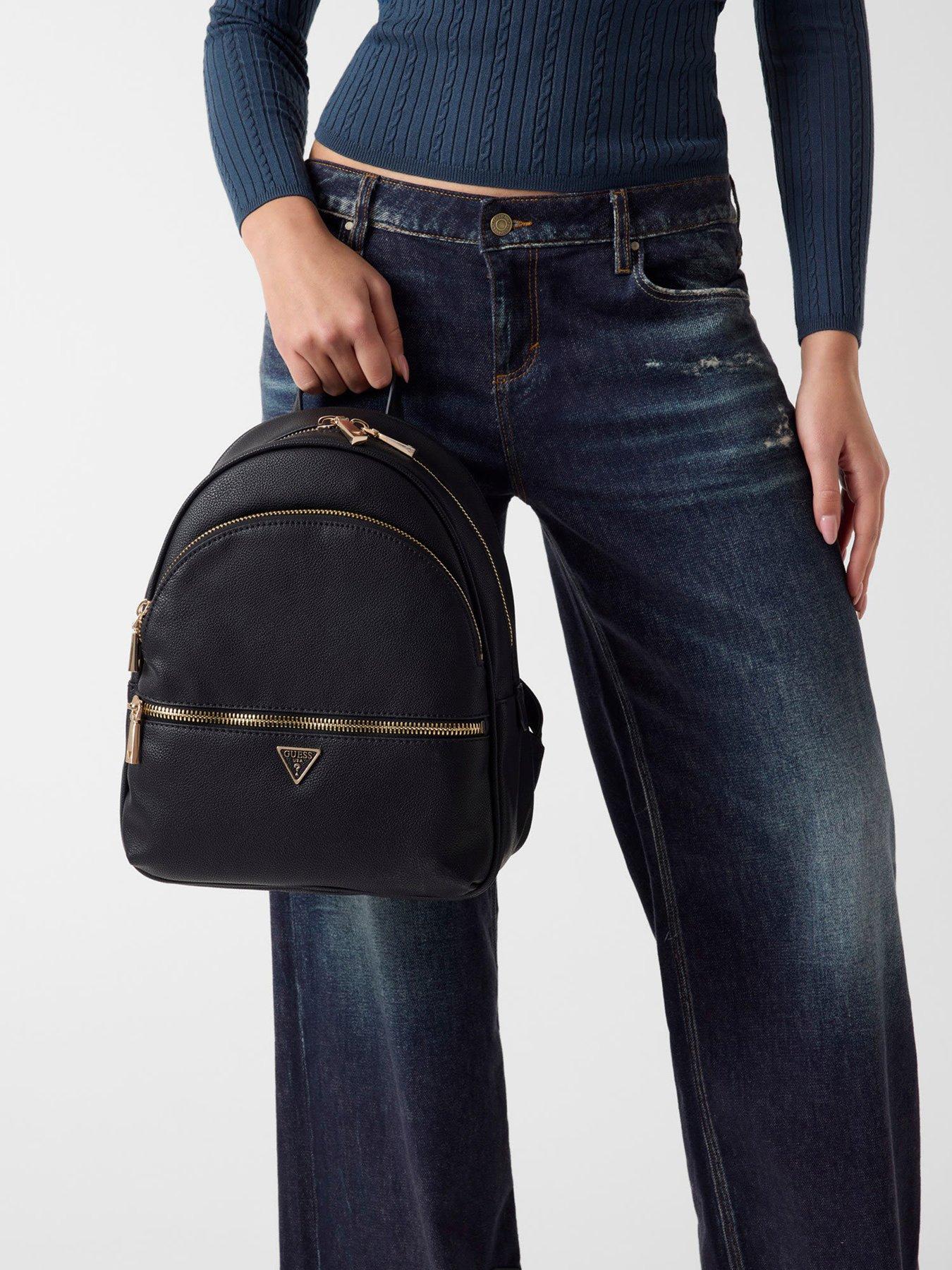 Image 1 of 2 of Guess Women's Manhattan II Large Backpack - Black
