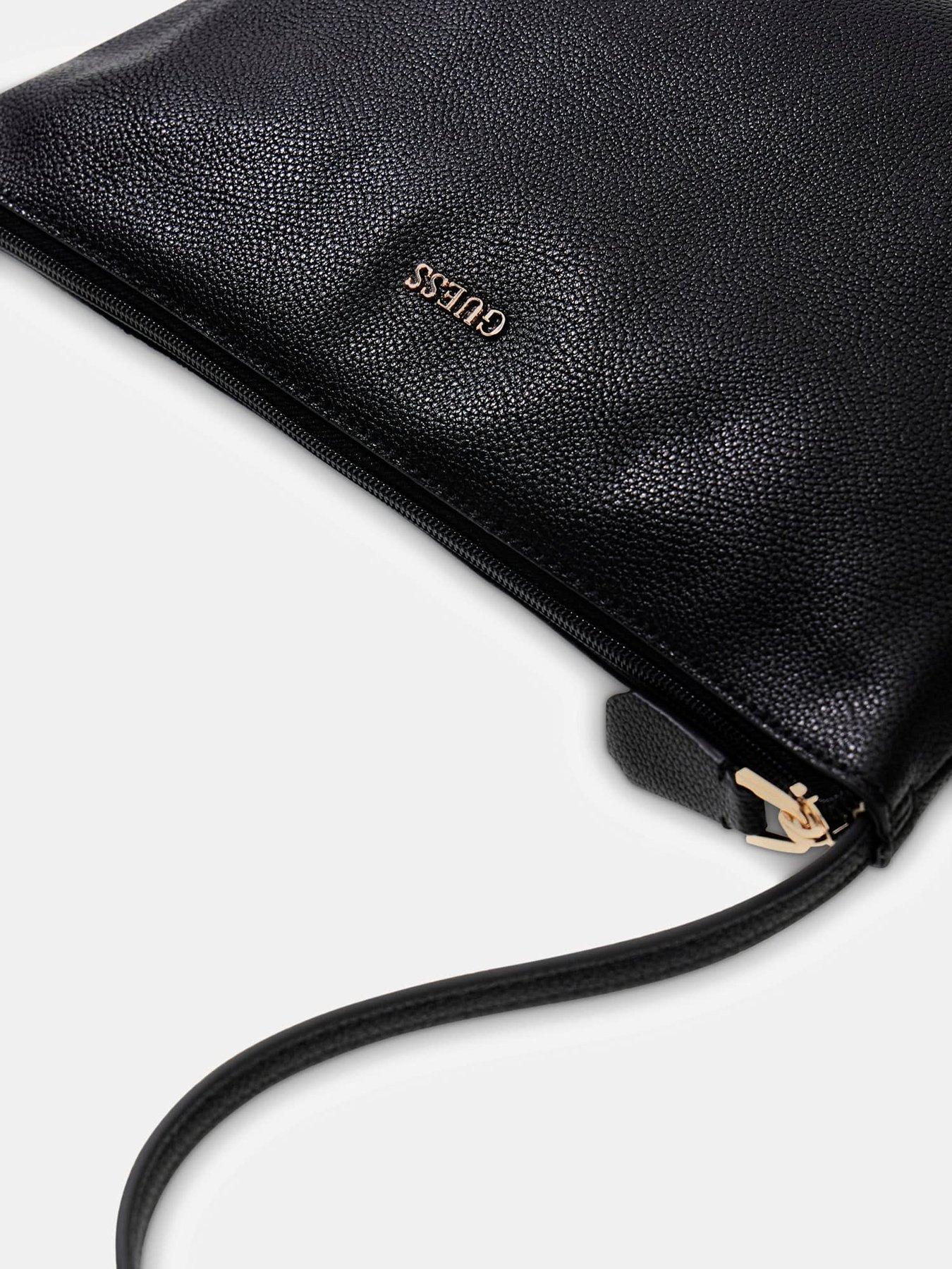 Image 6 of 7 of Guess Victtoria Large 2 In 1 Tote - Black