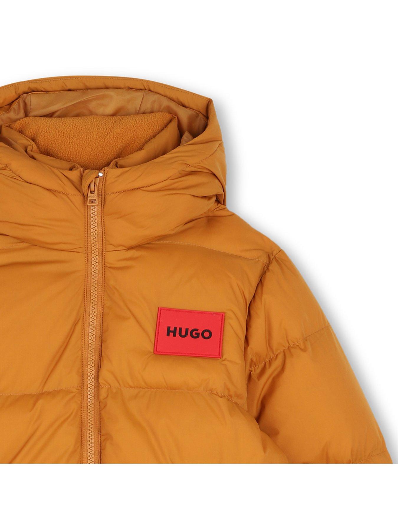 Image 4 of 6 of HUGO Boys Padded Jacket - Brown