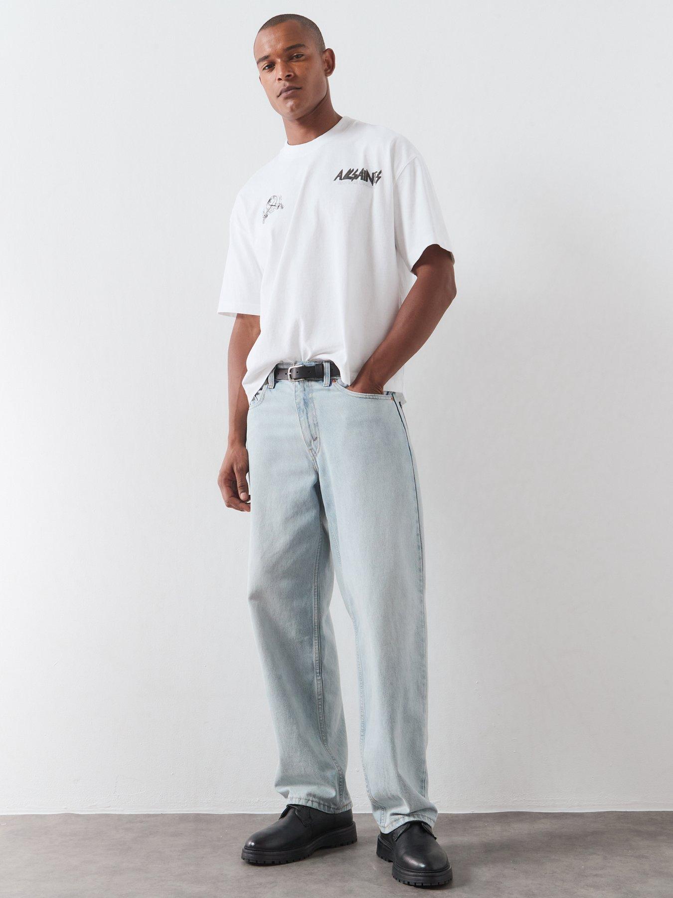 Image 3 of 6 of AllSaints Chromium Graphic T-shirt - White