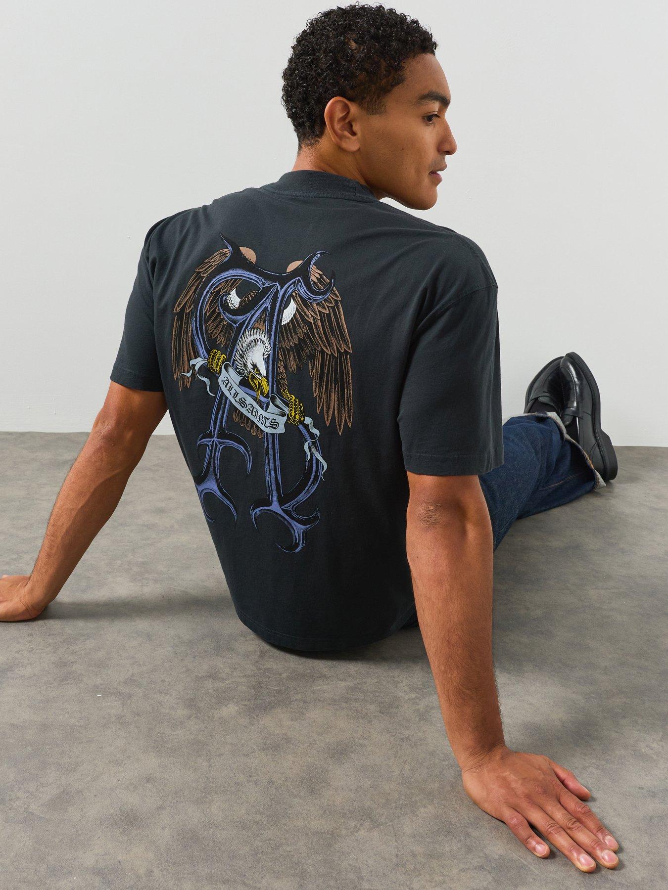 AllSaints Allsaints Raptour Graphic T-shirt - Black