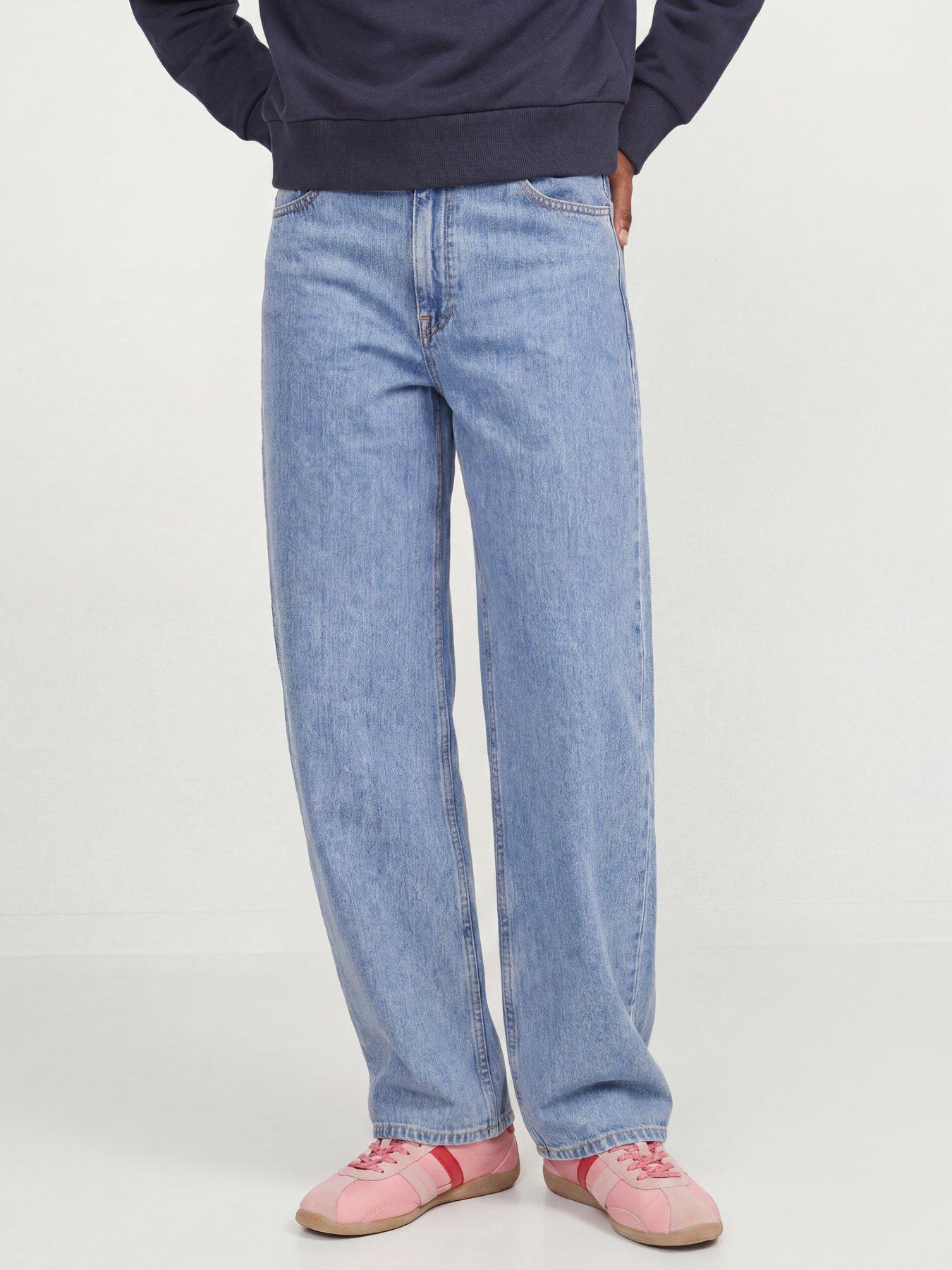 JJXX Girl Girls Fuji R200 Barrel Leg Jeans - Blue