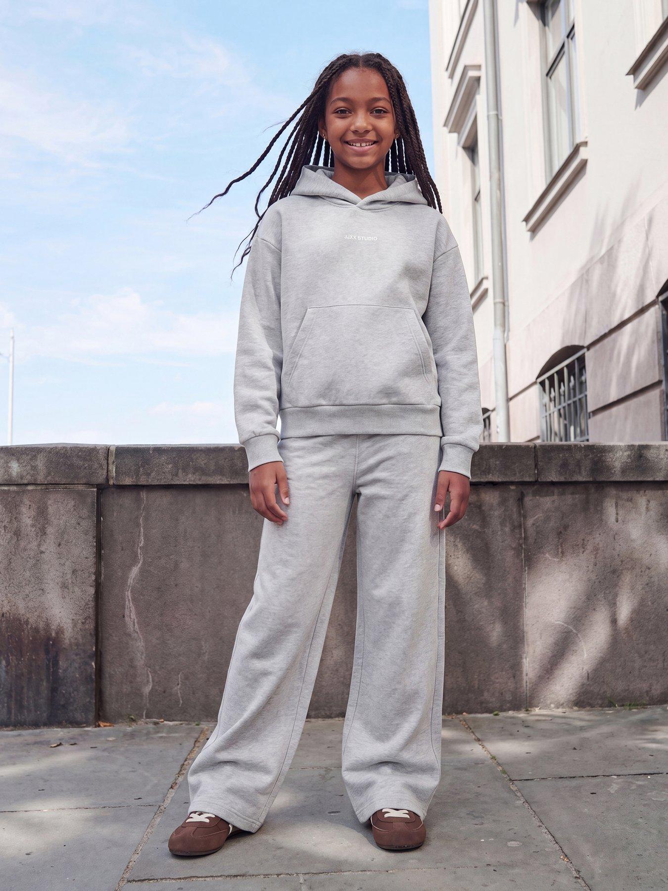 JJXX Girl Girls Studio Vesterbro Hoody - Grey
