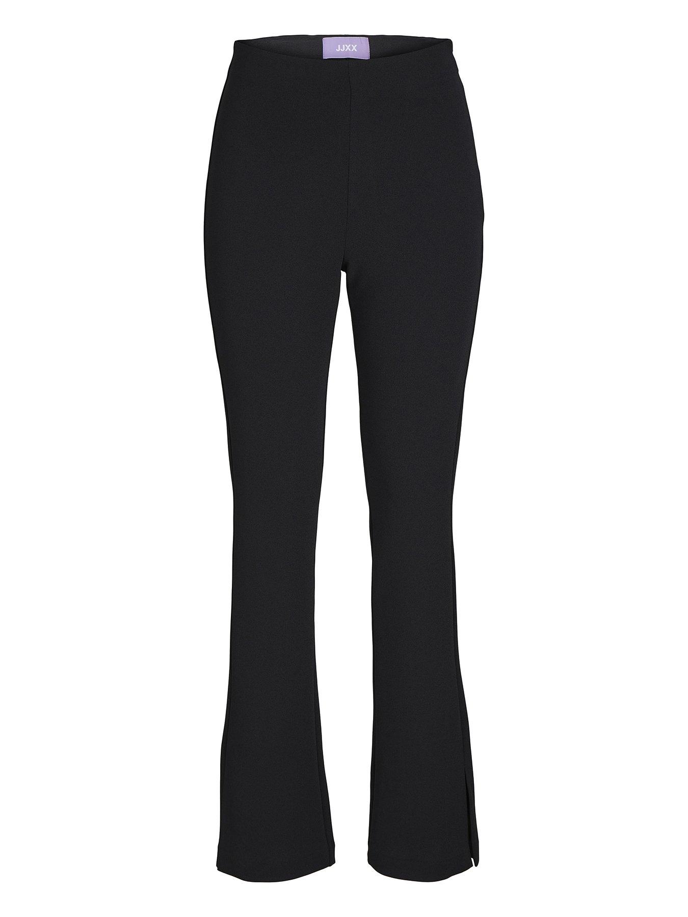 Image 2 of 7 of JJXX Girl Girls Nancy Flared Leg Trousers - Black