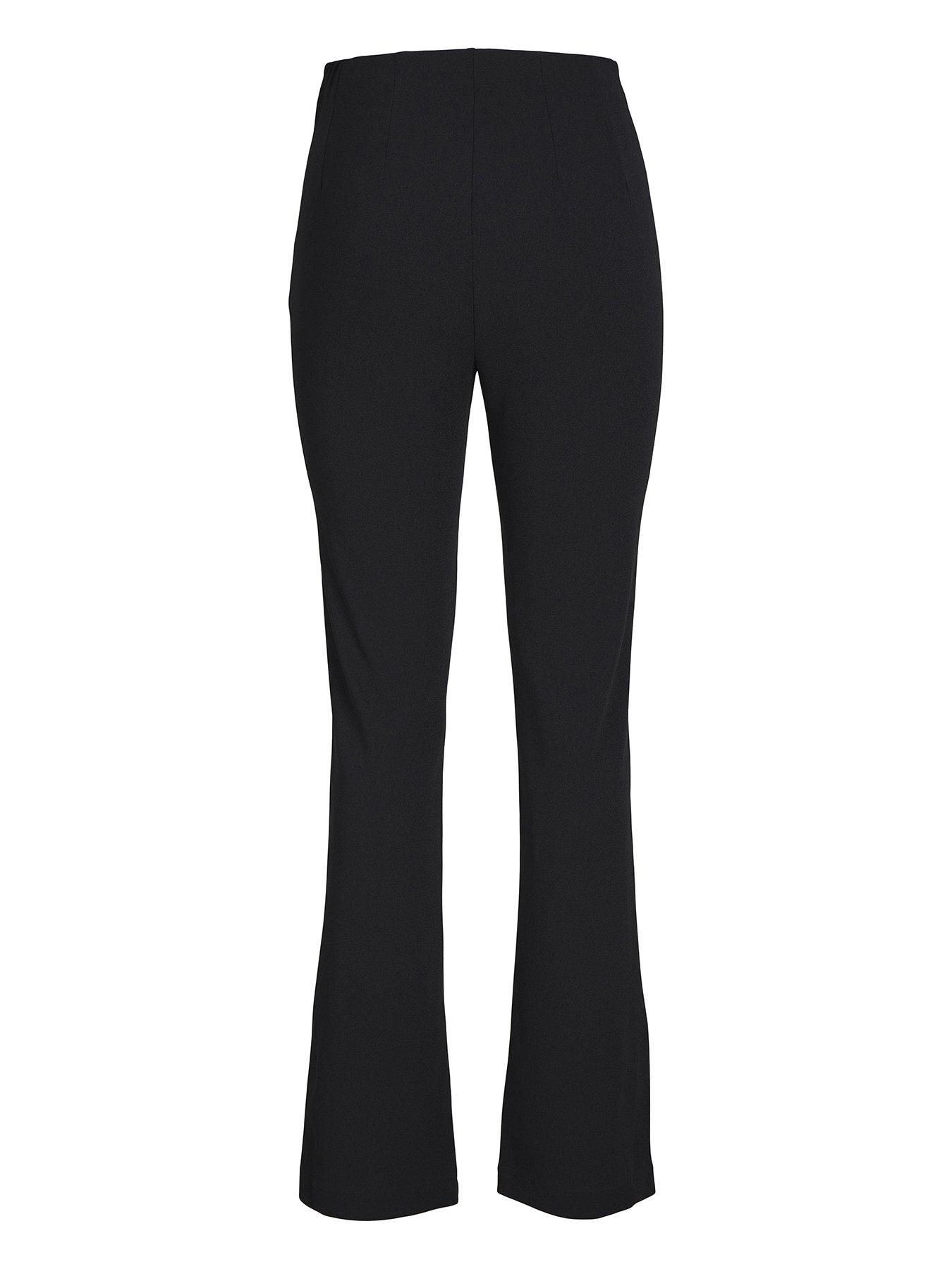 Image 3 of 7 of JJXX Girl Girls Nancy Flared Leg Trousers - Black