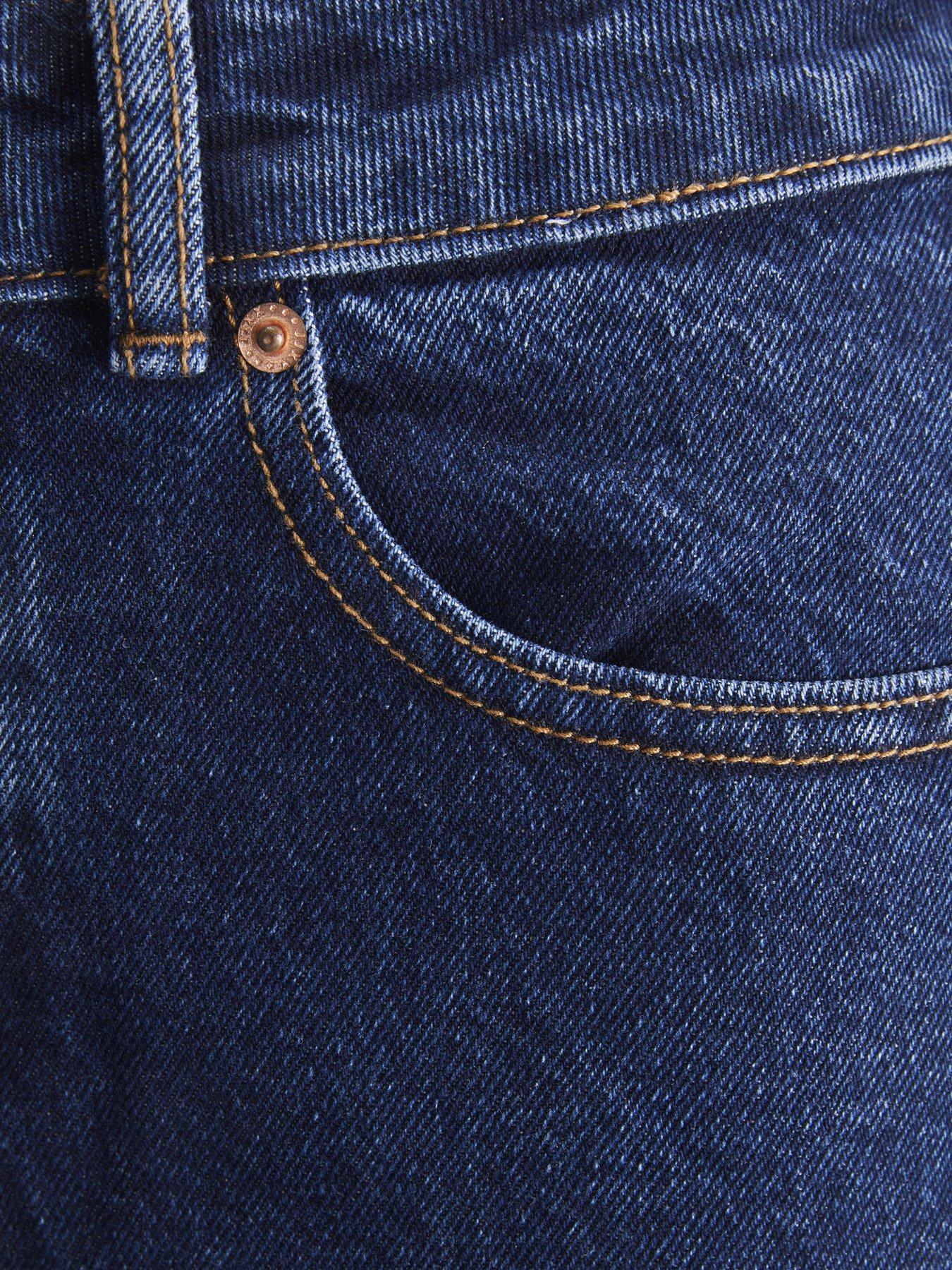 Image 4 of 5 of JJXX Girl Girls Tokyo Mt6001 Wide Leg Jeans - Dark Blue