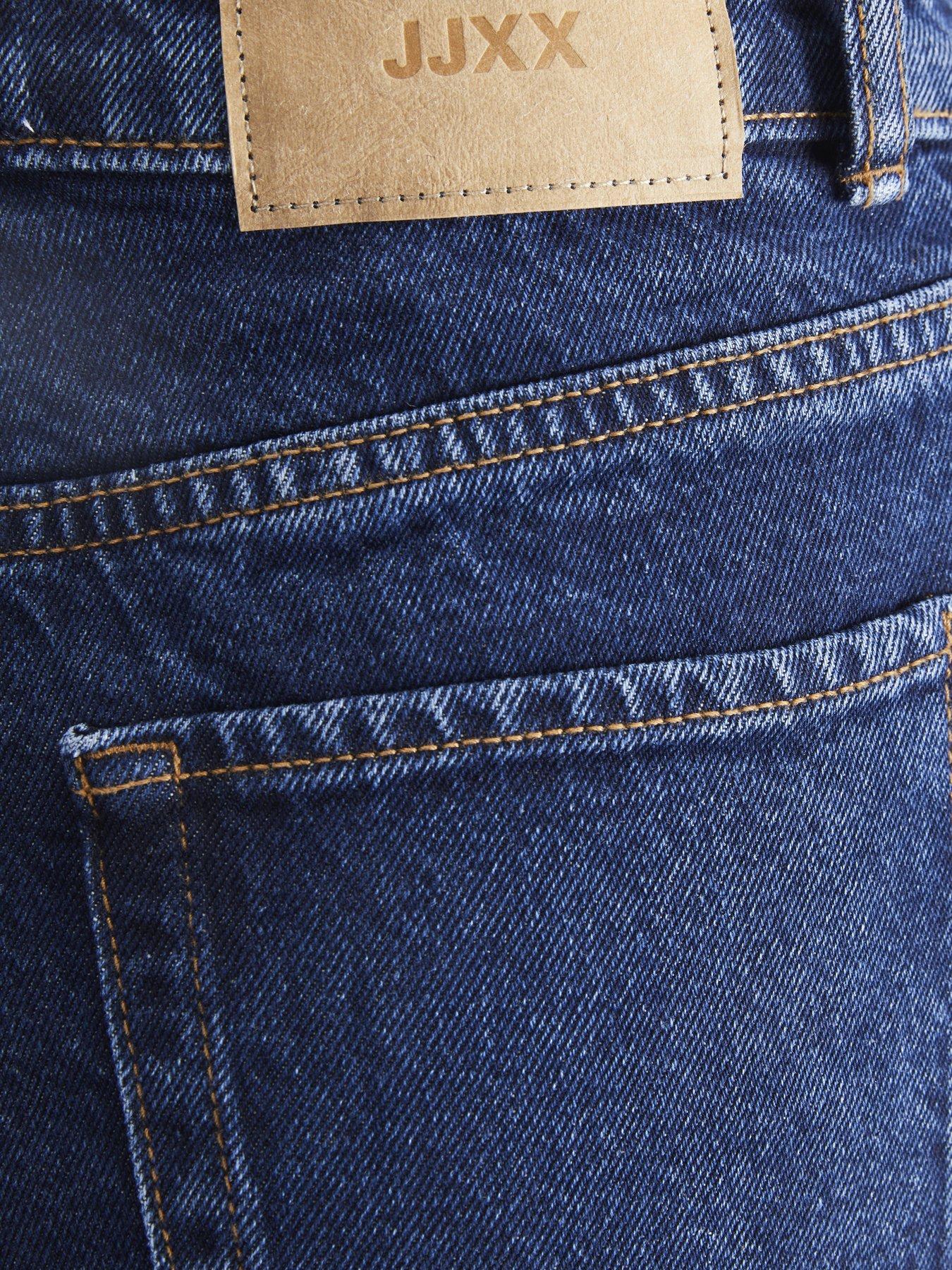 Image 5 of 5 of JJXX Girl Girls Tokyo Mt6001 Wide Leg Jeans - Dark Blue