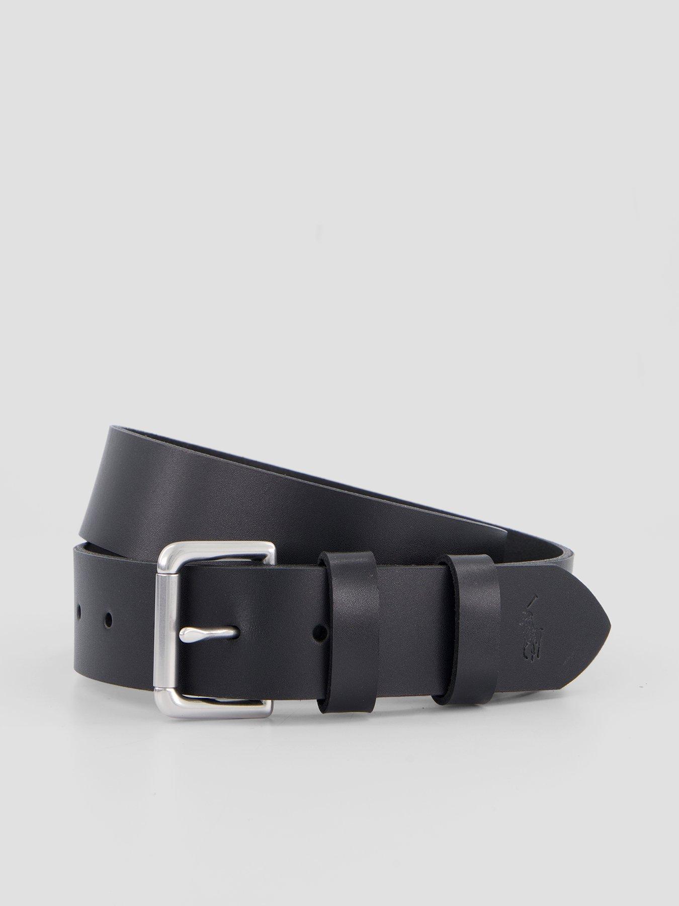 Polo Ralph Lauren Polo Ralph Lauren Roller Leather Belt - Black