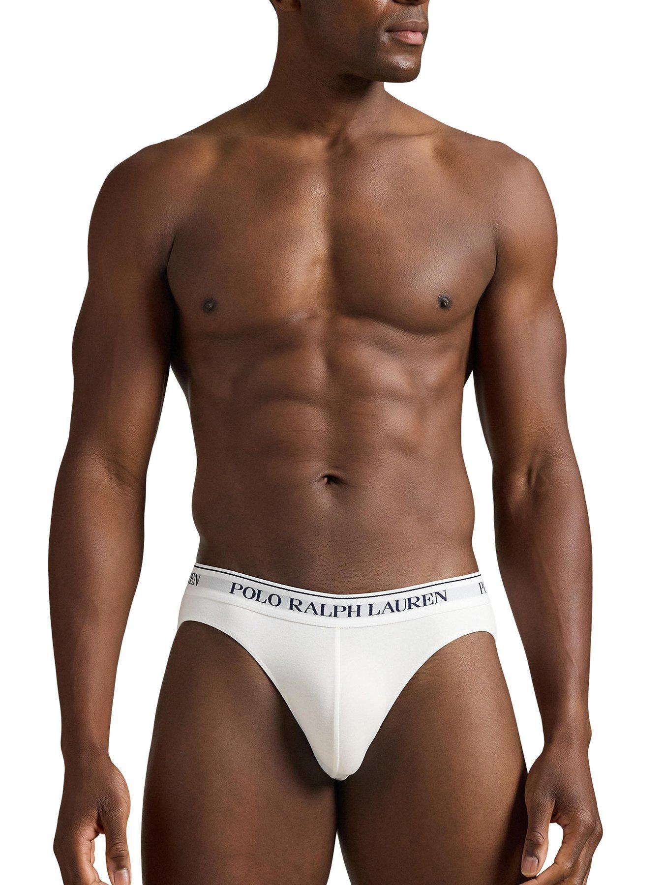 Image 2 of 4 of Polo Ralph Lauren Mens Low Rise Stretch 3 Pack Briefs - Assorted