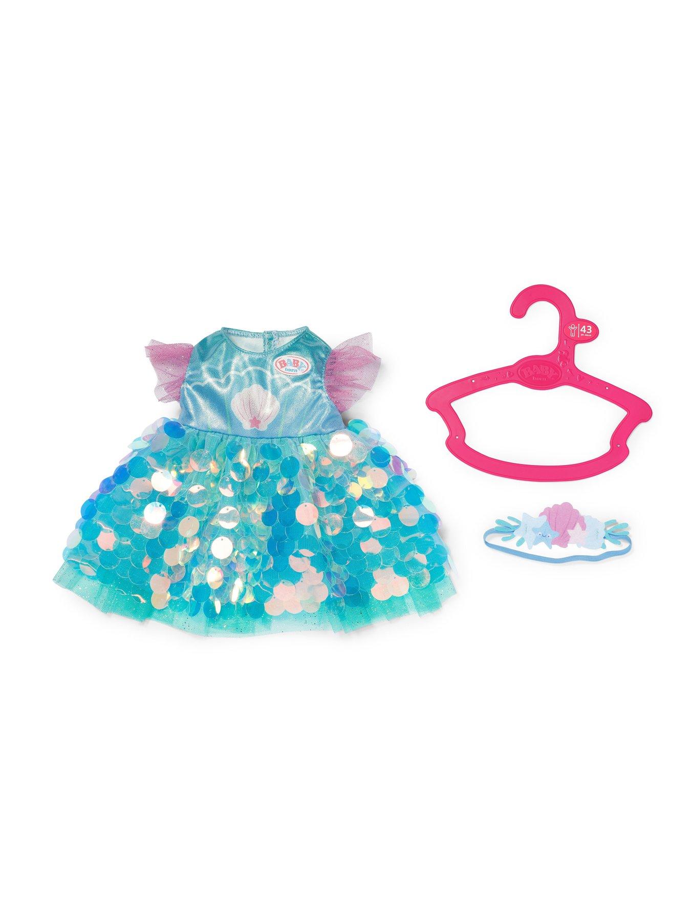 Image 2 of 7 of Baby Born Mermaid Dress 43cm