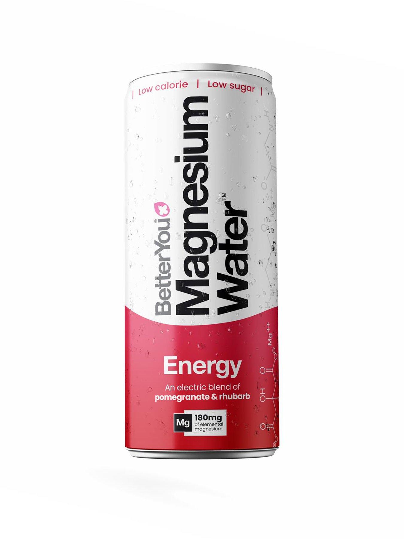 BetterYou Mag Water Energy - Pomegranate  &  Rhubarb - 12 x 250ml