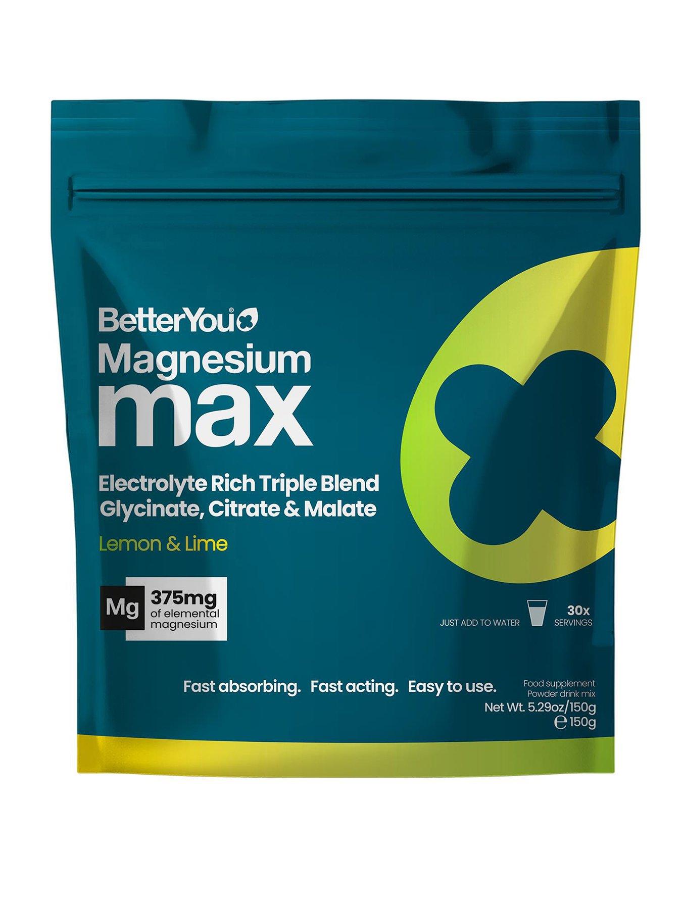 BetterYou Magnesium Max Powder Lemon  &  Lime - Lemon  &  Lime - 135g
