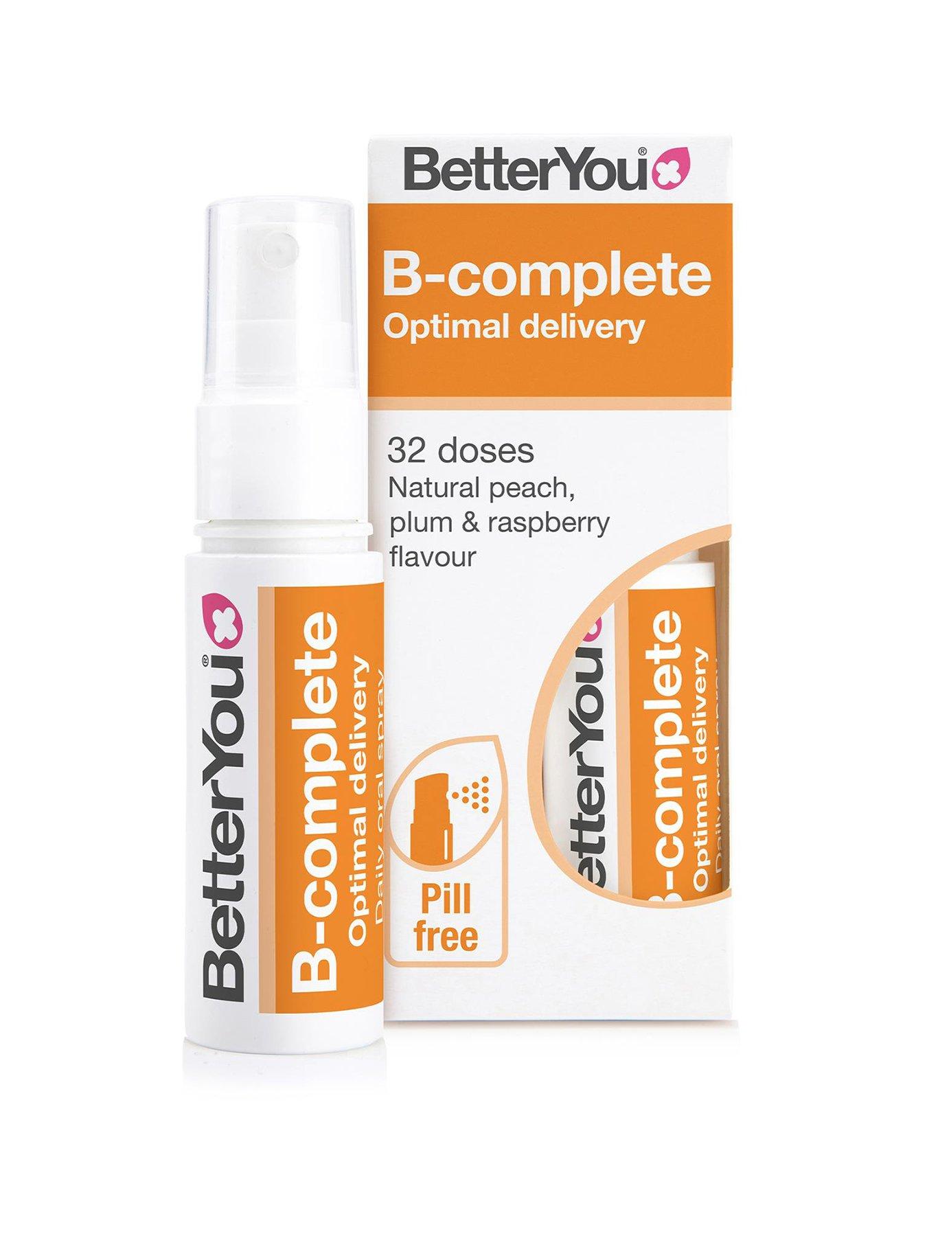 Image 1 of 6 of BetterYou Vitamin B Complete - Peach Plum &amp; Raspberry - 25ml