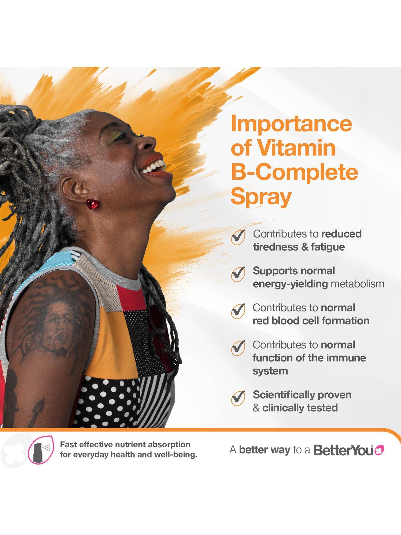 Image 2 of 6 of BetterYou Vitamin B Complete - Peach Plum &amp; Raspberry - 25ml
