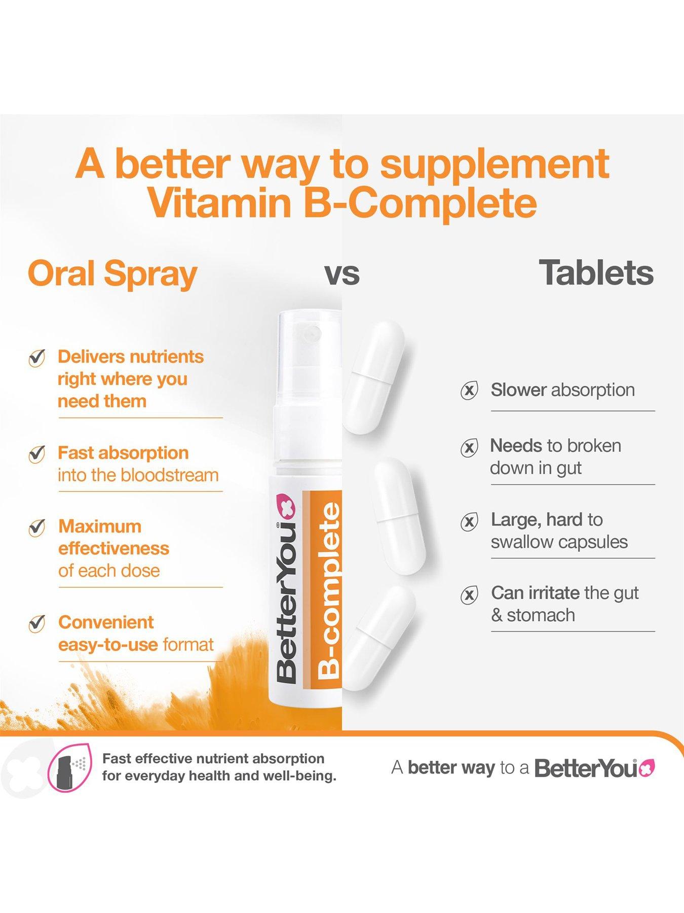 Image 4 of 6 of BetterYou Vitamin B Complete - Peach Plum &amp; Raspberry - 25ml