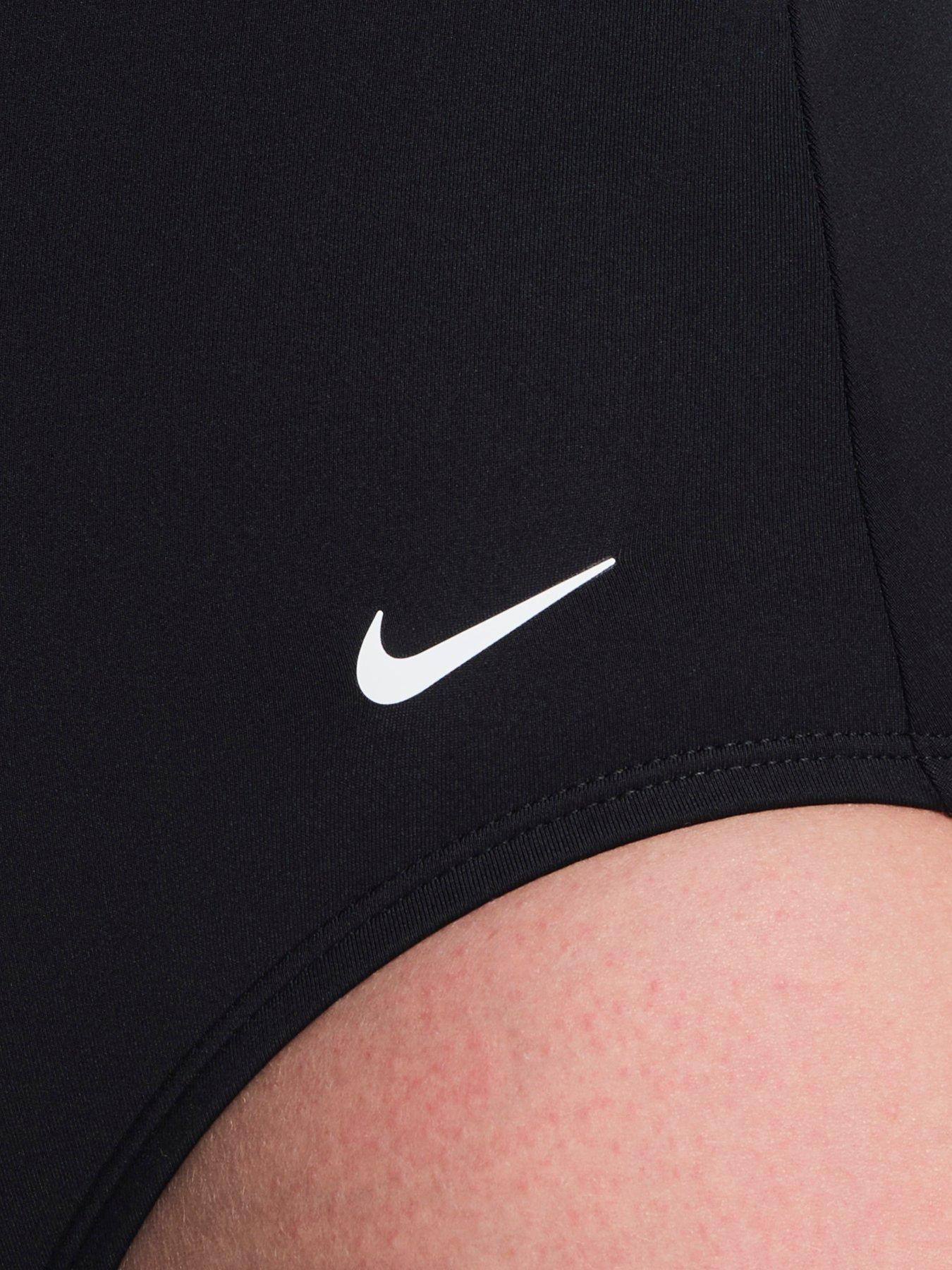 Image 4 of 4 of Nike Womens Scoop Neck One Piece Swimsuit - Black