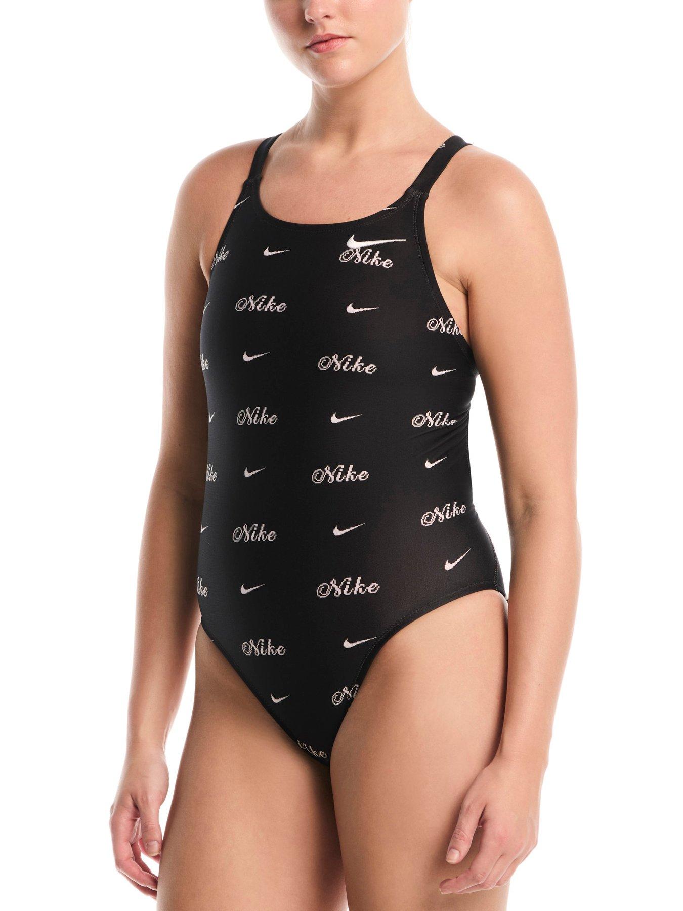 Nike Women's Performance Fastback One Piece Swimsuit - Black